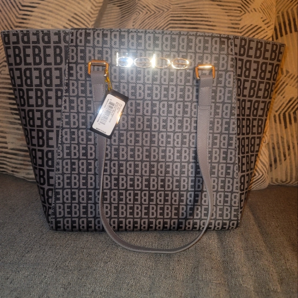 Bebe black Ailey tote